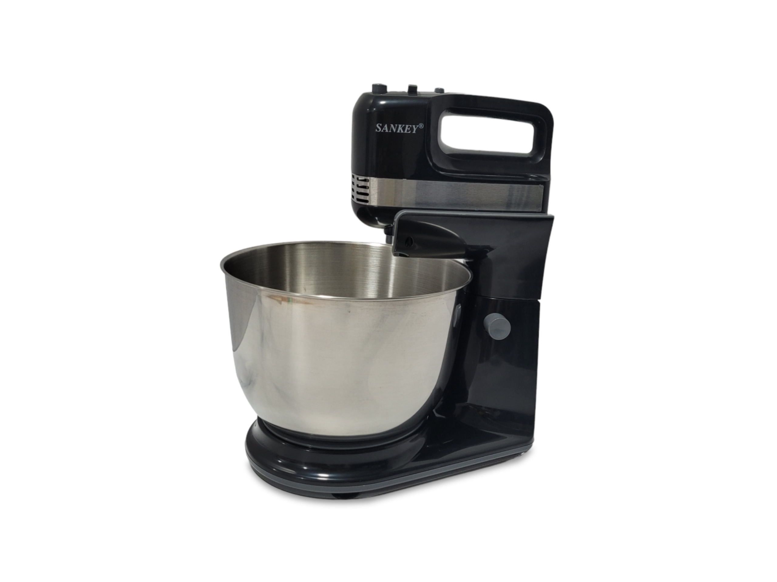 Batidora de mano 5V C/Base y taza plástica negra 250W SANKEY - Imagen 2