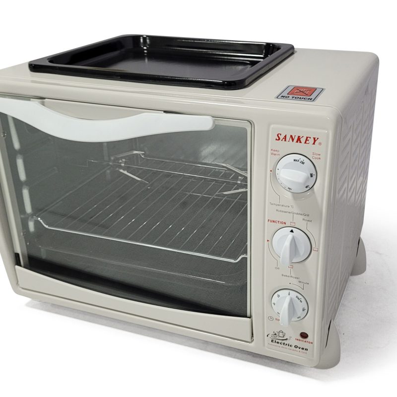 Horno con rostizador 25Lts 1500W SANKEY / Blanco